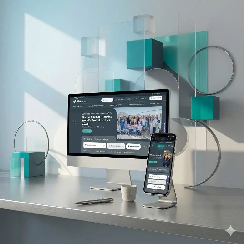 Clinica Alemana - Página corporativa