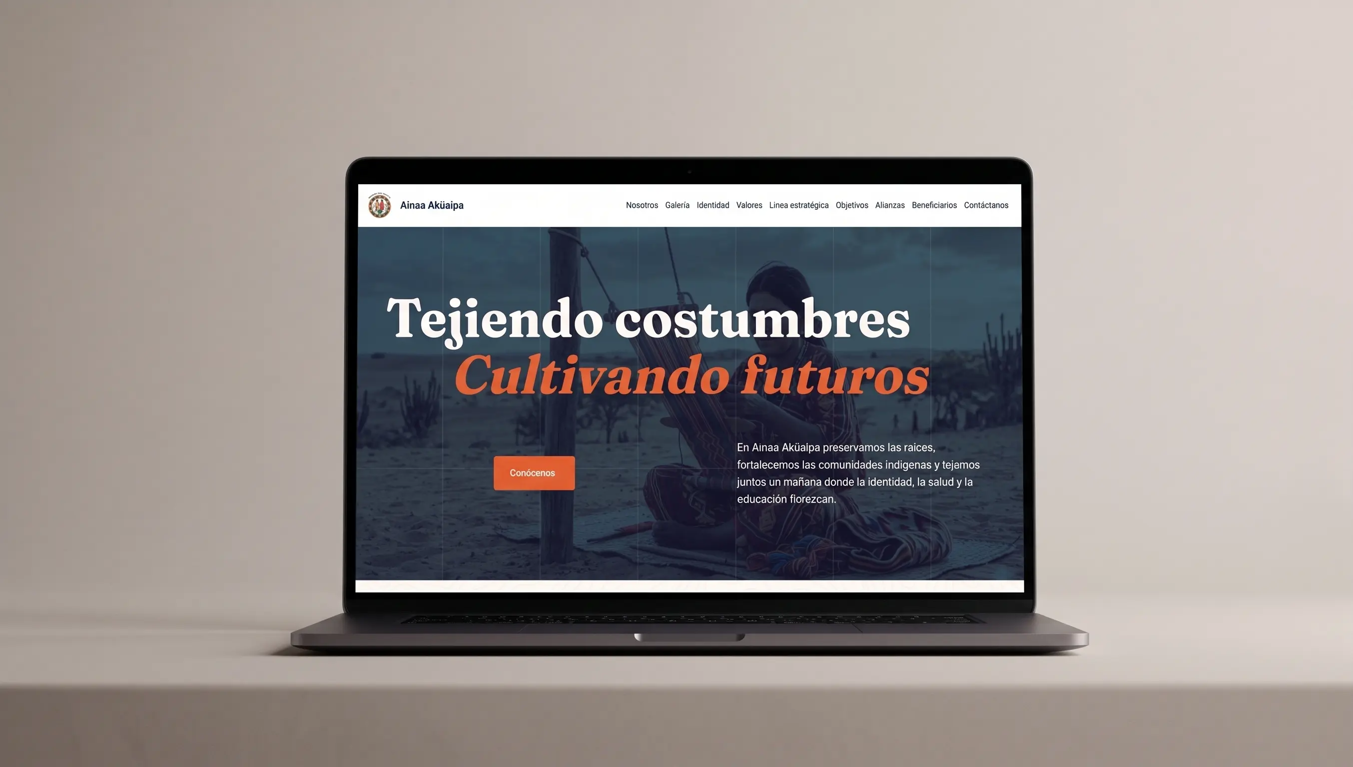 Fundación Aínaa Aküaipa - página web corporativa